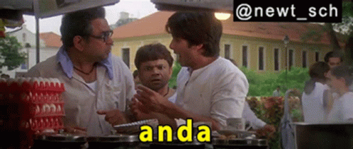 A Group Of Men Are Having A Conversation And The Word Anda Is On The Bottom GIF