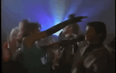 People Dancing In Dark Room GIF