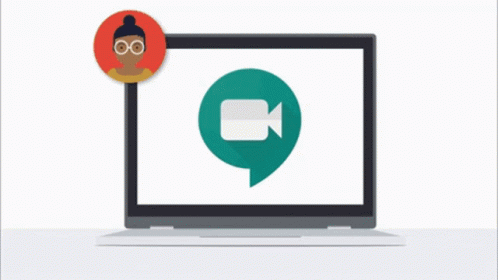 A Group Of People Are Having A Video Call On Their Computers GIF