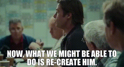 A Group Of People Are Sitting Around A Table And A Man Is Saying Now What We Might Be Able To GIF