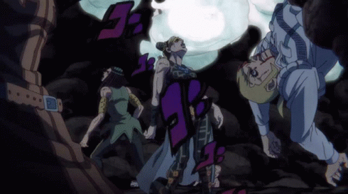 A Group Of People Are Standing In A Dark Room With A Clock On The Wall That Says ' Exit ' On It GIF