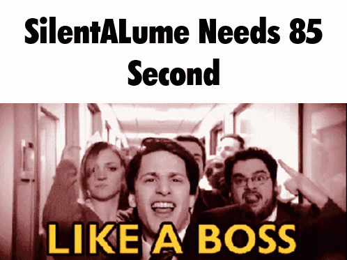 A Group Of People In A Hallway With The Words Like A Boss On The Bottom GIF