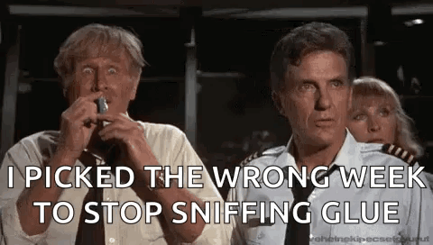 A Group Of People Standing Next To Each Other On A Plane . GIF