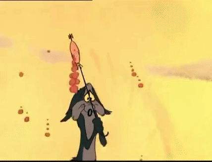 a group of red blood cells are floating in the air on a yellow background .