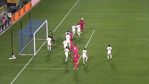A Group Of Soccer Players Are Playing On A Field And One Of Them Has The Number 20 On His Shirt GIF