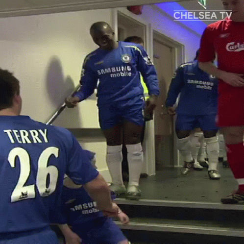 A Group Of Soccer Players Including Terry 26 GIF