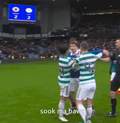 A Group Of Soccer Players On A Field With The Words Sook Ma Baws On The Bottom GIF