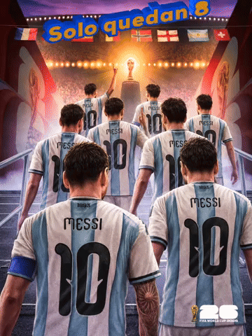 A Group Of Soccer Players With The Number 10 On Their Back GIF