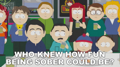 A Group Of South Park Characters Are Gathered Around A Table GIF