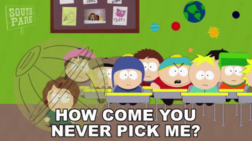 A Group Of South Park Characters In A Classroom GIF