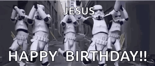 Stormtroopers Singing Happy Birthday GIF