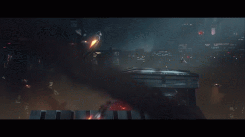 A Group Of Stormtroopers Holding Guns In A Battle Scene GIF