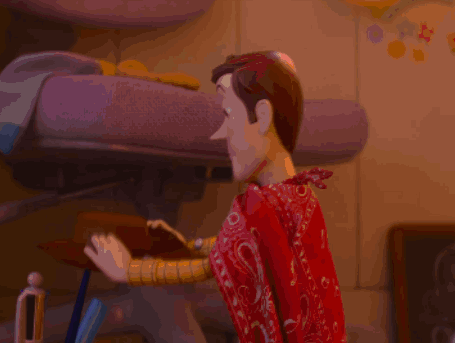 A Group Of Toy Story Characters Including Mr Potato Head And Buzz Lightyear GIF