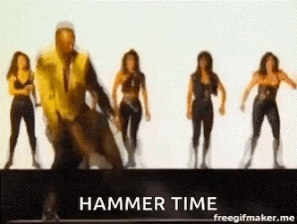A Group Of Women Are Dancing In Front Of A Man . GIF