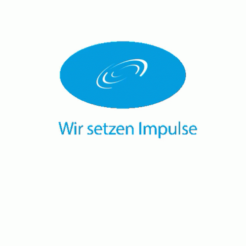 A Hand Is Pointing At A Blue Button That Says Wir Setzen GIF
