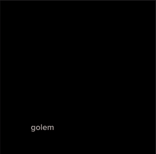 A Hand Is Reaching For A Cherry On Top Of A Cake With The Word Golem Below It GIF