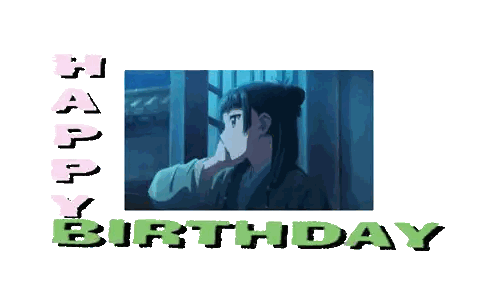 a happy birthday card with a picture of a girl and the words happy birthday