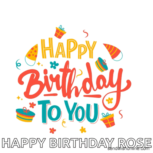 A Happy Birthday To You Greeting Card With Gifts And Confetti GIF