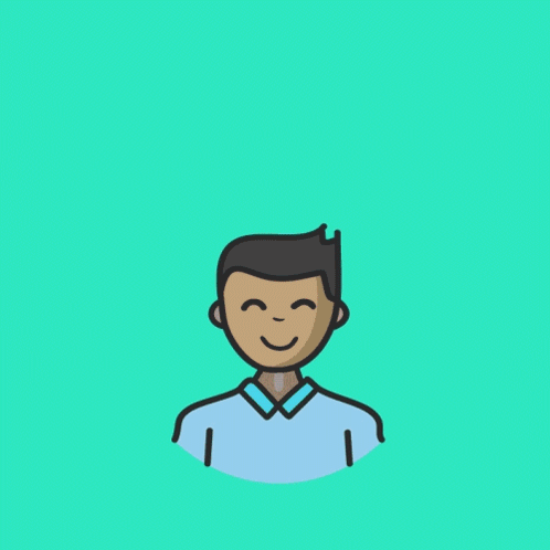 A Happy Boyfriend Day Card With A Smiling Man GIF