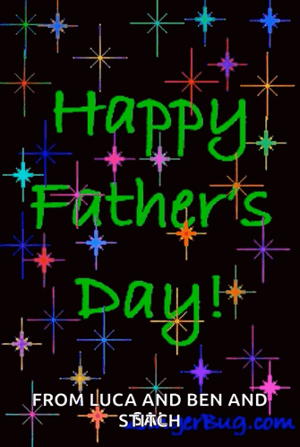 A Happy Father 'S Day Card From Luca And Ben And Starbug.com GIF