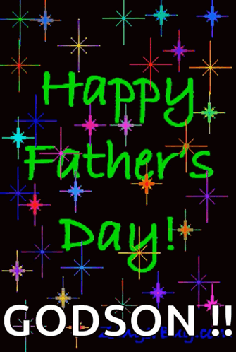 A Happy Father 'S Day Godson Greeting Card GIF
