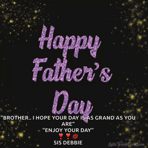 A Happy Father 'S Day Greeting Card For A Brother GIF