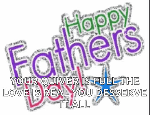 A Happy Father 'S Day Greeting Card With A Quote GIF