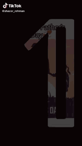 a happy father 's day greeting card with a silhouette of a man holding hands with two children .