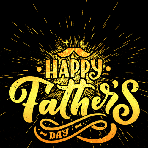 A Happy Father 'S Day Greeting With A Mustache GIF