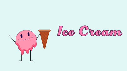 A Happy Ice Cream Day Greeting With A Cartoon Ice Cream Cone GIF