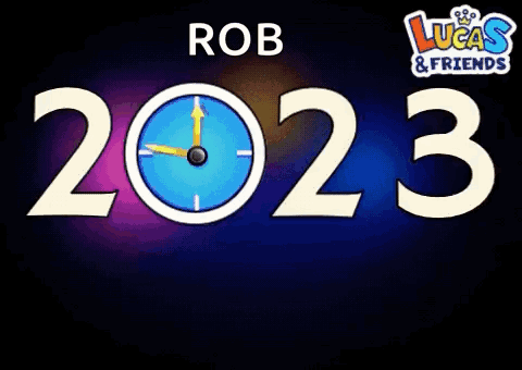 A Happy New Year Greeting Card With Fireworks And The Year 2024 GIF