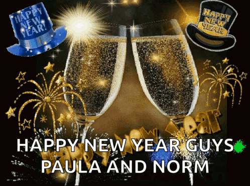 A Happy New Year Guys Paula And Norm Poster GIF