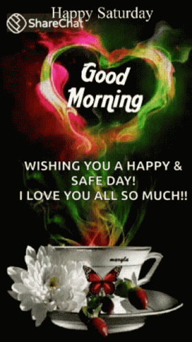 A Happy Saturday Good Morning Wishing You A Happy And Safe Day GIF