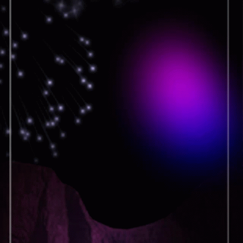 A Happy Sobriety Birthday Greeting Card With Purple Lights GIF