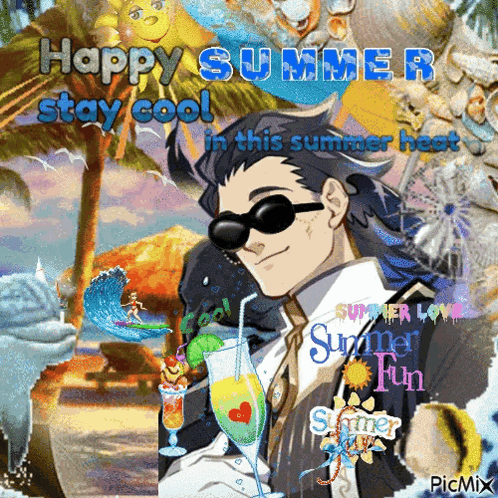 A Happy Summer Stay Cool In This Summer Heat GIF