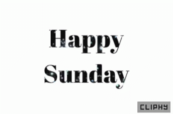 A Happy Sunday Greeting With A Clippy Button GIF