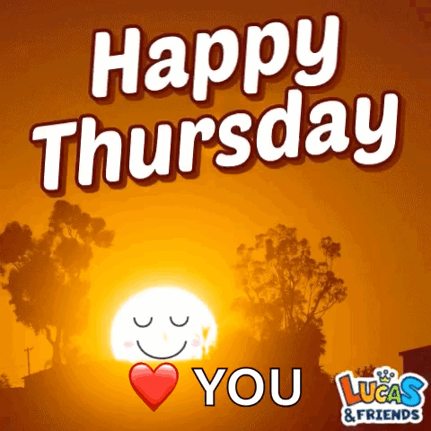 A Happy Thursday Lucas And Friends Greeting Card GIF