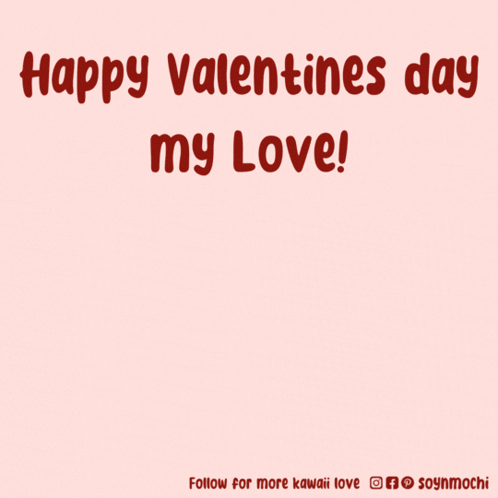A Happy Valentine 'S Day Card With A Cartoon Dog GIF