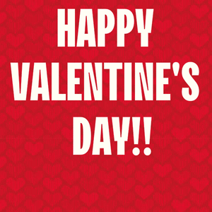 A Happy Valentine 'S Day Card With A Penguin Holding A Heart GIF