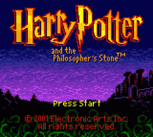 A Harry Potter And The Philosopher 'S Stone Video Game Screen GIF
