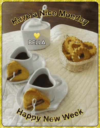 A Have A Nice Monday And Happy New Week Greeting GIF