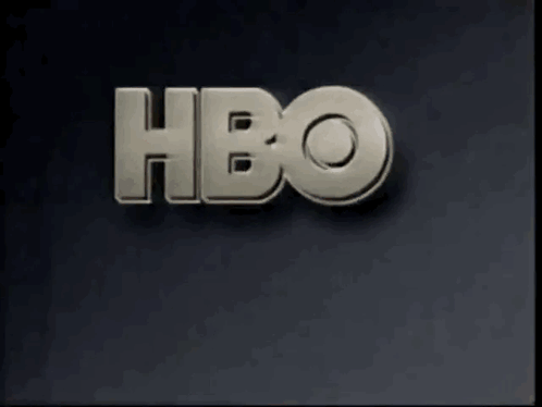 A Hbo Logo Is Displayed On A Dark Background GIF