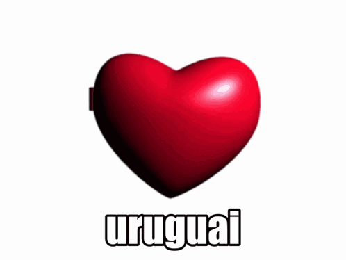 A Heart With A Picture Of A Boy And The Word Uruguai On It GIF