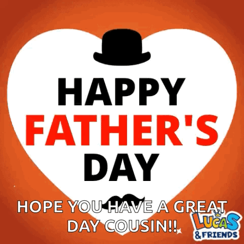 A Heart With The Words Happy Father 'S Day Written On It GIF