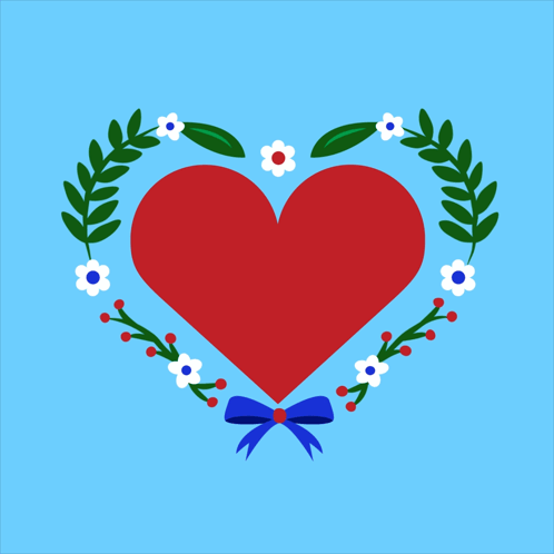A Heart With The Words " Love You Mom " On It GIF