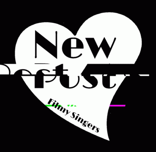 A Heart With The Words New Post Filmy Singers Written Inside Of It GIF