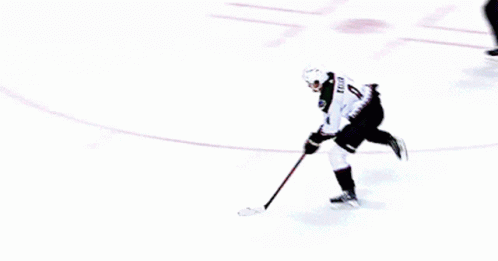 A Hockey Game Is Being Played In Front Of A Ford Ad GIF