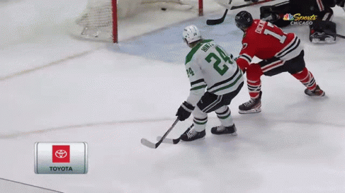 A Hockey Game Is Being Shown On Nbc Sports GIF