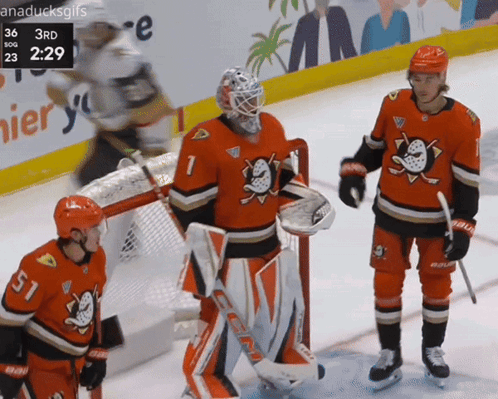 A Hockey Game Is Going On And The Score Is 36 To 3Rd GIF