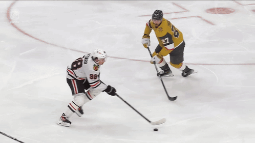A Hockey Goalie With The Number 7 On His Jersey GIF